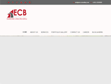 Tablet Screenshot of ecb-consulting.com